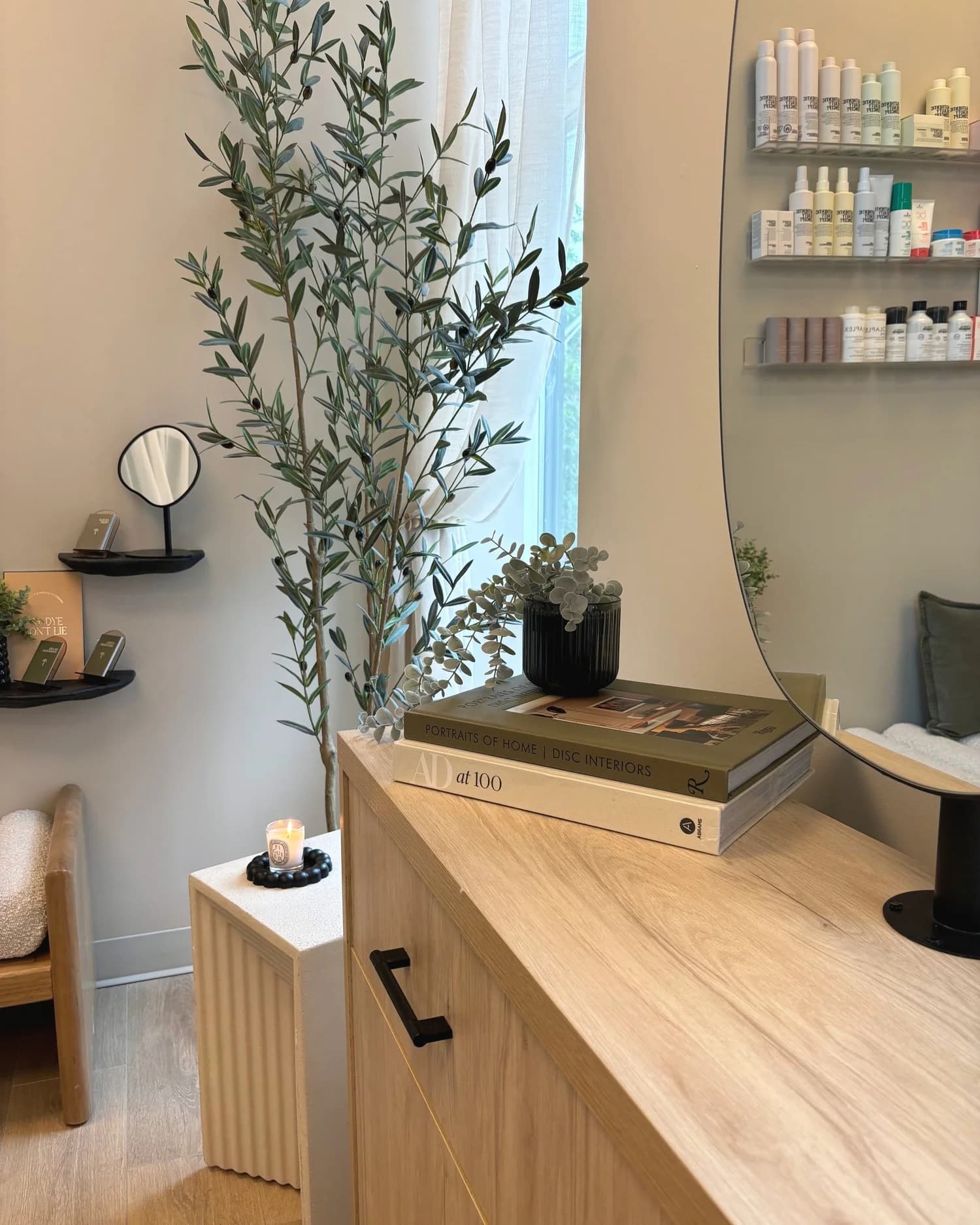 Skin + Beauty interior design detail