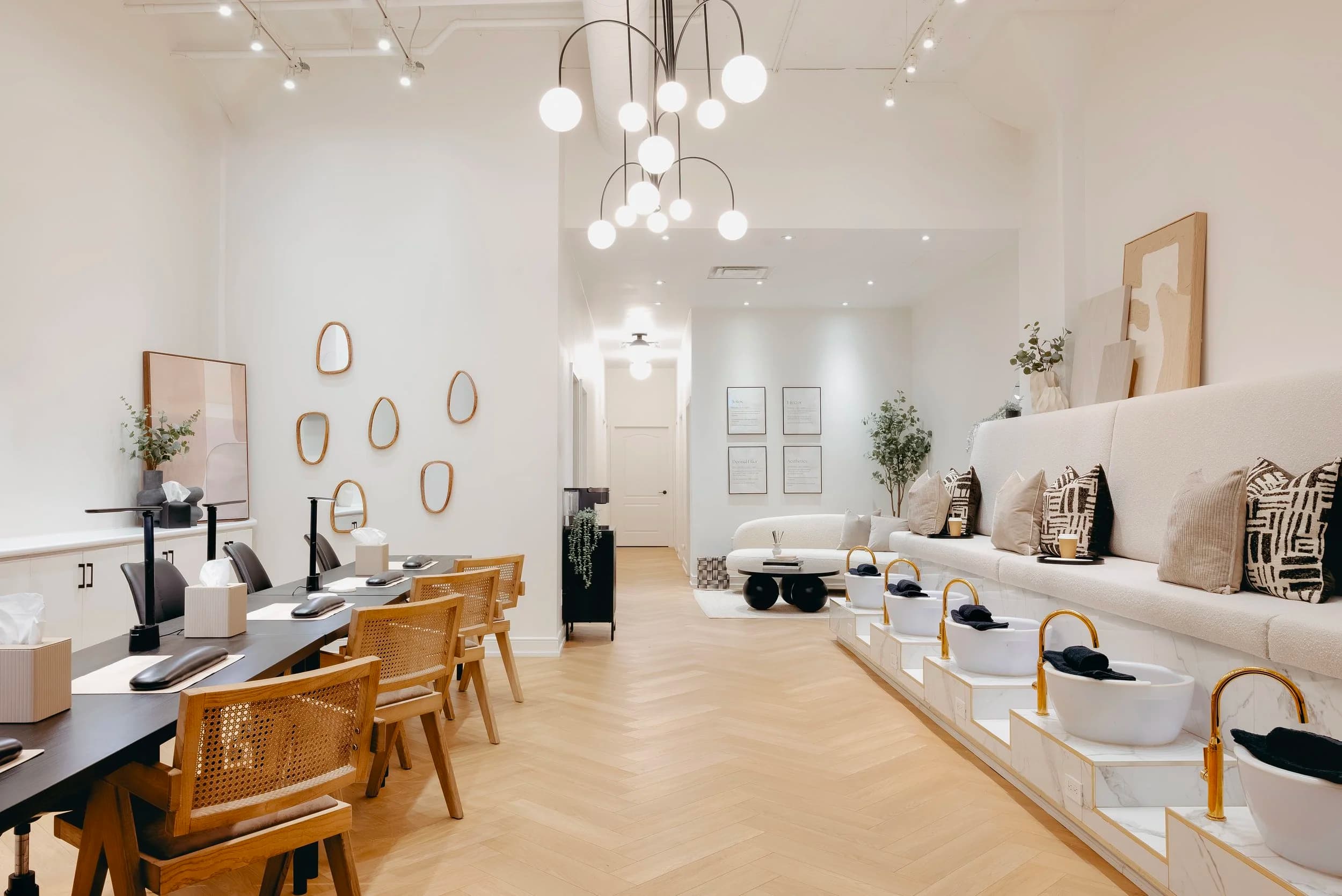 Skin + Beauty interior design detail