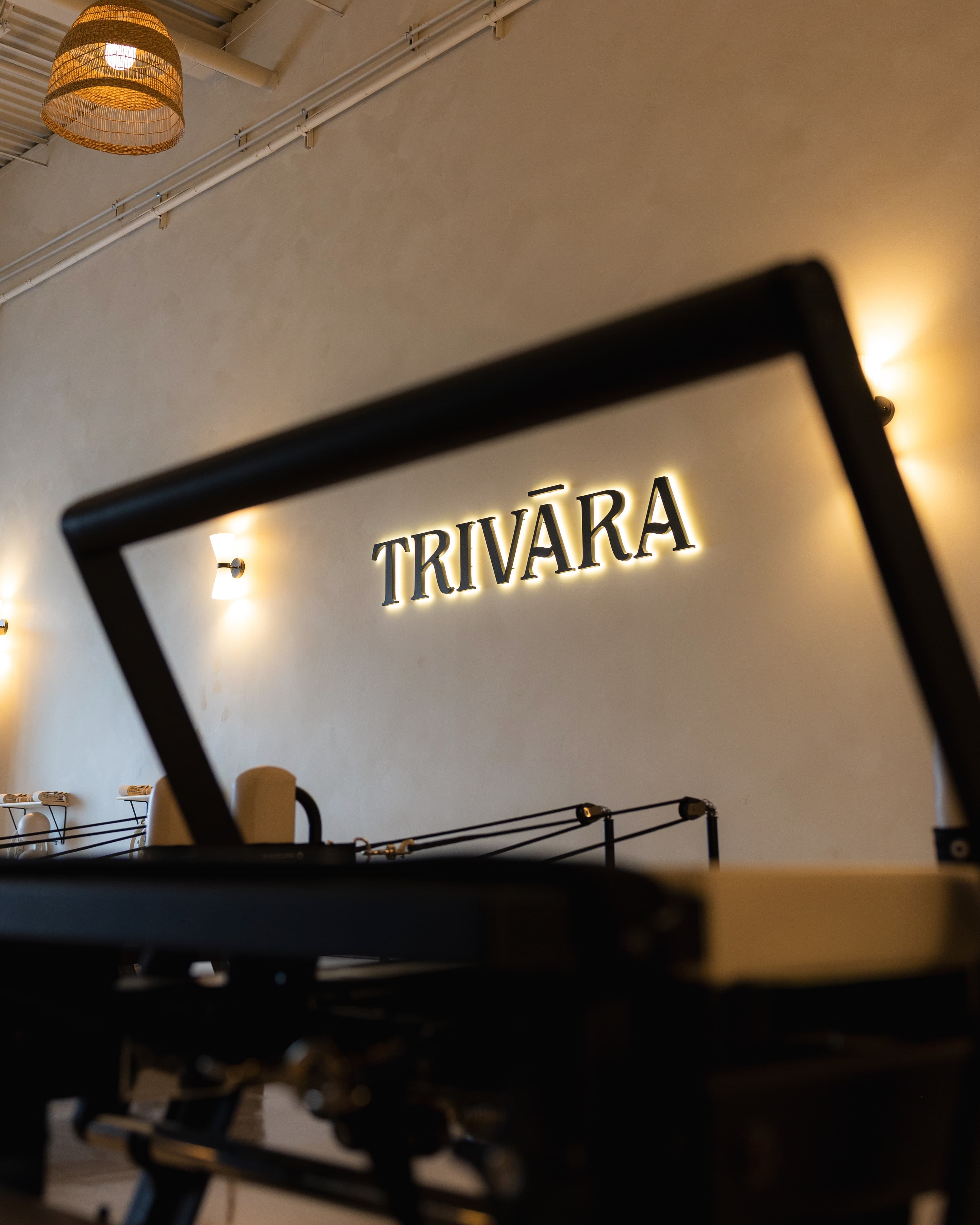 Trivāra Pilates interior design, wide view