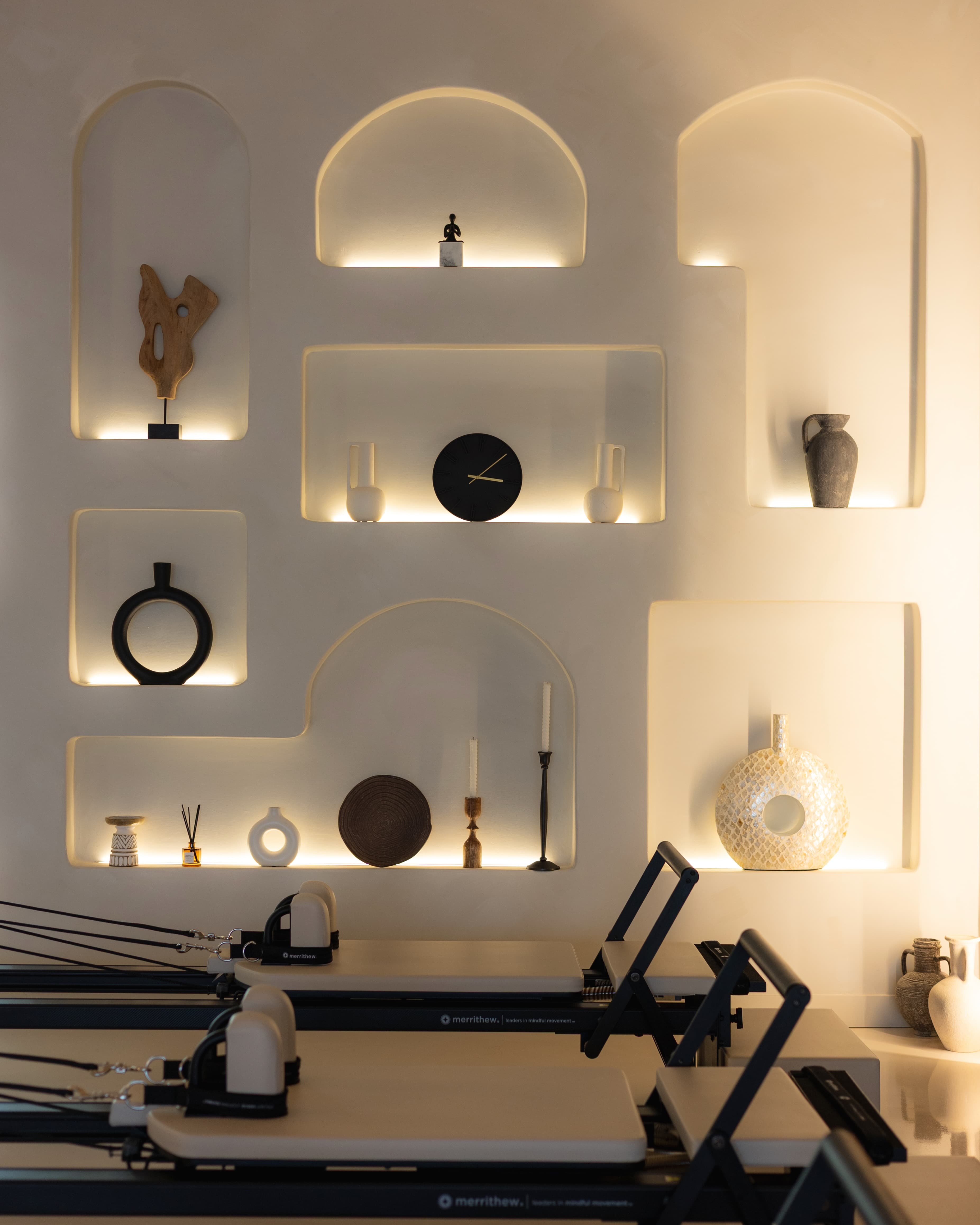 Trivāra Pilates interior design, wide view